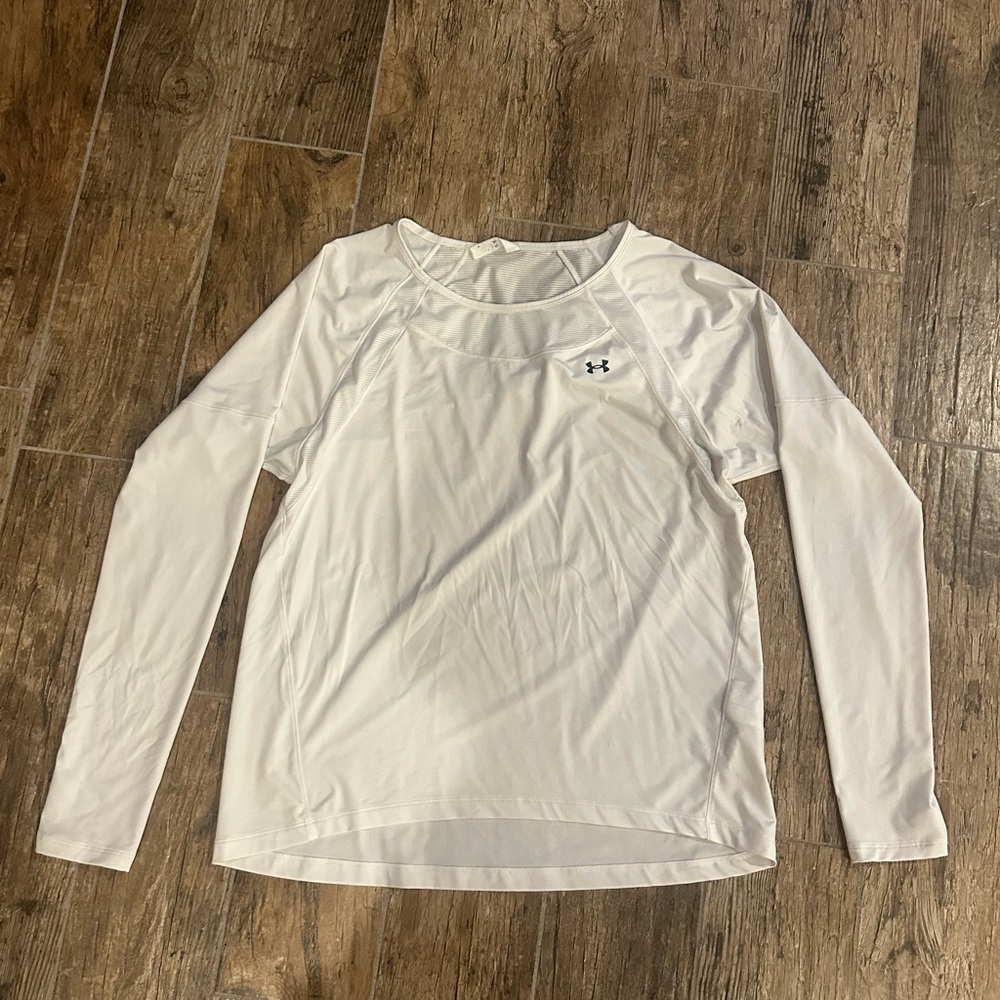 Under Armour Women's Classic White Long Sleeve Tech Tee